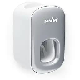 Диспенсер для зубної пасти MVM BP-24 клейкий, білий з сірим (BP-24 WHITE/GRAY) - мініатюра 3