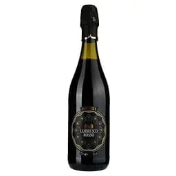 Игристое вино Abbazia Lambrusco Rosso Emilia Fiorino d’Oro IGT, красное, полусухое, 0.75 л