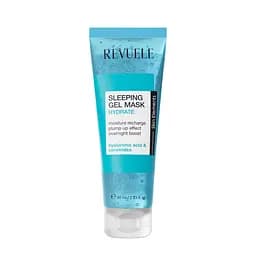 Маска для лица Увлажняющая ночная Голубая Sleeping Gel Mask Revuele 80 мл