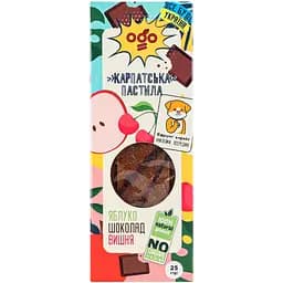 Пастила Карпатская Ogo Яблоко-шоколад-вишня 25 г (937374)