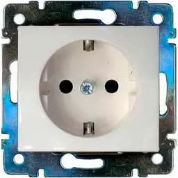 Розетка Brille 2К +3 16А без шторок белая Валена (774420)