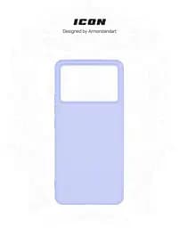 Чехол ArmorStandart ICON для Xiaomi Poco X6 Pro 5G Lavender (ARM73368) - мініатюра 3