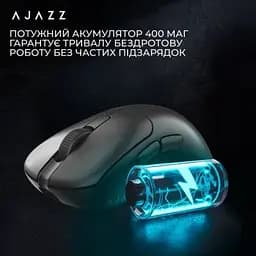 Мишка Ajazz AJ179PRO Wireless/Bluetooth/USB Charging Dock Black (AJ179-PRO-B) - мініатюра 10