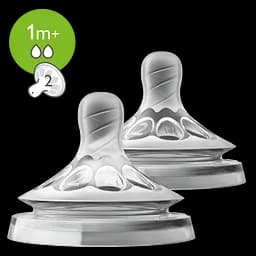 Соска силиконовая Philips Avent Natural 1+ мес, 2 шт. (SCF042/27)
