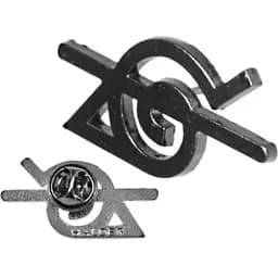 Значок Naruto Наруто лого Коноха Село Прихована в Листві перекреслений лист NА 27.06