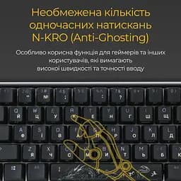 Клавіатура Ducky One 3 Mini Cherry MX Speed Silver RGB Black DKON2161ST-PUAPXCLAWSC1 UA [125716] - мініатюра 10