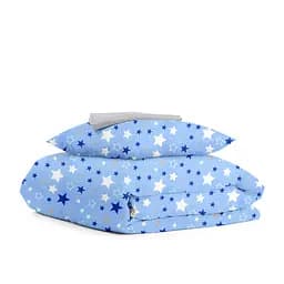 Дитяча постільна білизна Cosas COLOR STARS 110х140см (StarsColorBlue_Grey_140)