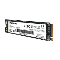 Накопичувач SSD M.2 Patriot P310 1920GB NVMe 2280 PCIe 3.0x4 3D NAND TLC (P310P192TM28) - мініатюра 3