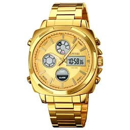 Наручний годинник чоловічий 1673GDGD Gold-Gold Skmei acs0030634