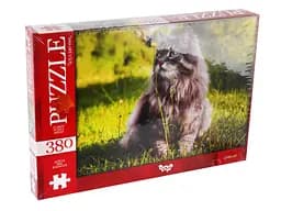 Пазли 380 елементів, серія 6 Gray cat DANKO TOYS C380-06-03