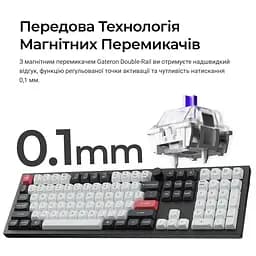Клавіатура бездротова Keychron Q6 HE Magnetic Switch Black RGB (Q6H-M1-UA) - мініатюра 9
