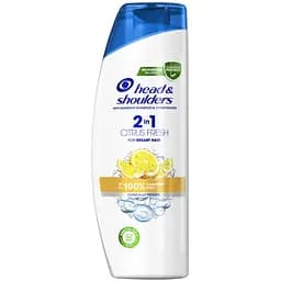 Шампунь та бальзам-ополіскувач проти лупи Head&Shoulders 2 в 1 Цитрусова свіжість 360 мл - мініатюра 2
