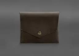 Кожаный кошелек mini 3.0 (кард-кейс) темно-коричневый Crazy Horse