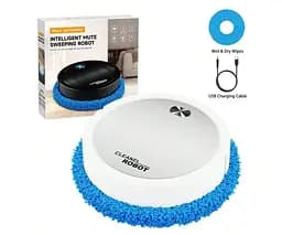 Пилосос-робот круглий акумуляторний 3 в 1 Vacuum 8088 cleaner LY-541 - мініатюра 3
