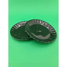 Тарелка одноразовая стекловидная Ø 160 мм черная 10 шт.