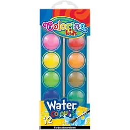 Краски акварельные Colorino Maxi 12 цветов (41089PTR)
