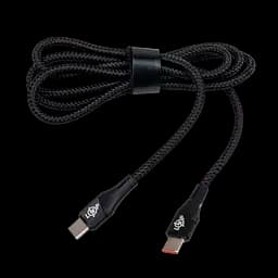 Кабель LogicPower USB 3.0 Type-C to Type-C 100 W зі швидким заряджанням (PD) 1 м C1001MC3 - мініатюра 2