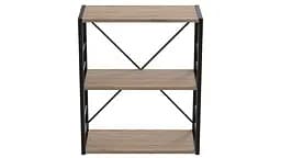Етажерка 3/60 Ferrum-decor Серії Коннект 73x60x28 чорний ДСП Дуб Сан-Марино 16мм (FRD-104255) - мініатюра 4