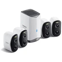 Камера відеоспостереження Baseus Security N1 Outdoor Camera 2k 4-Cam Kit 145° 16Gb eMMC