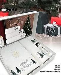 Подарунковий набір рушників з парфумом La Maison Christina pbe0051118 - мініатюра 2