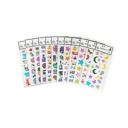 Наклейки детские 12 дизайнов 12 шт. (762817ML)