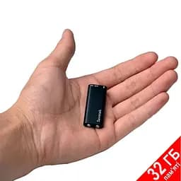 Міні диктофон Savetek GS-R01s, 32 Гб пам'яті, активація запису голосом VOX, до 384 годин запису (R01-32) - мініатюра 2