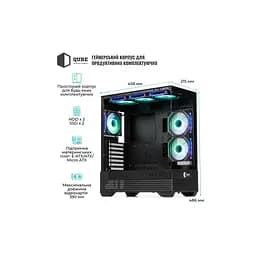 Корпус для ПК Qube FORT_GBNU3 - мініатюра 3