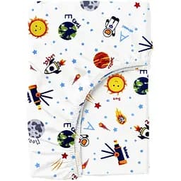Простирадло Cosas на резинці 90х200 telescope white, білий (TelescopeWhite_90x200x20)