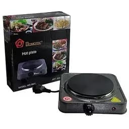 Плита одноконфоркова електрична кухонна Domotec MS-5821 настільна переносна 