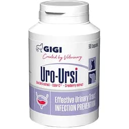Препарат Gigi Uro-Ursi для профилактики мочекаменной болезни и циститов 1 капсула на 10 кг №90 (GIG43057)