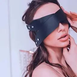 БДСМ маска на очі – Садо-мазо чорний
