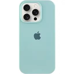 Чохол Epik Silicone Case Full Protective AA для Apple iPhone 16 Pro 6.3 Бірюзовий/Beryl