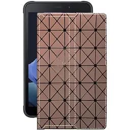Чехол StatusCASE из экокожи для планшета Samsung Galaxy Tab Active 3 Коричневый ромб
