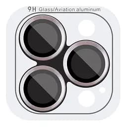 Захисне скло Metal Classic на камеру (у упак.) для Apple iPhone 16 Pro (6.3) / 16 Pro Max (6.9) Сірий / Titanium Gray