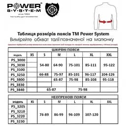 Пояс для важкої атлетики Power System PS-3800 PowerLifting, Black/Grey - M - мініатюра 5