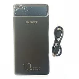 Павербанк Pisen Power Bank Cube+ зовнішній акумулятор 10000 mAh Black (11231) - мініатюра 6