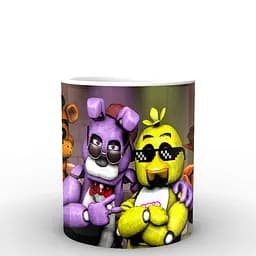 Кружка GeekLand Five Nights At Freddys Пять ночей с Фредди постер FN.02.053 330 мл белая