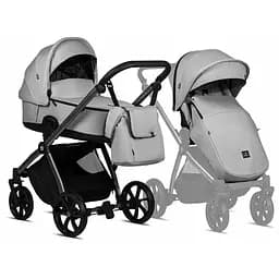 Коляска Tutis Mio Plus Thermo Pearl, універсальна 2 в 1, світло-сіра (1352242)
