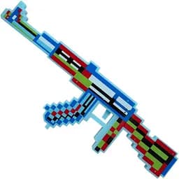 Детская игрушка Автомат Bambi «Minecraft» MСR-A(Blue) световые и звуковые эффекты
