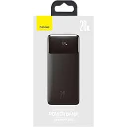Зовнішній акумулятор Baseus Bipow Digital Display 10000 mAh 20w (PPBD050301) чорний - мініатюра 3