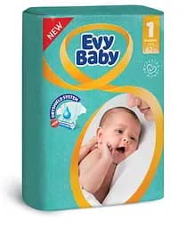 Подгузники Evy Baby 1 (2-5 кг), 62 шт.