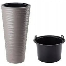 Горщик для квітів Form-Plastic Sahara slim-35 43.7 л бежевий (2790-051)