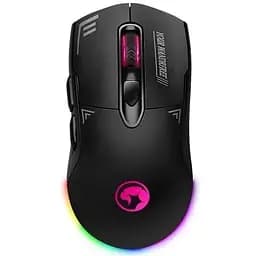 Комп'ютерна миша Marvo M803W BK 500mAh RGB підсвічування 6 кнопок 2.4G Type-C бездротова ігрова чорна