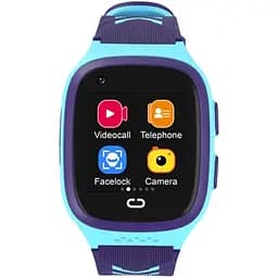 Дитячий розумний годинник Kids SM LT31 IP65 680 mAh з камерою Blue - мініатюра 2