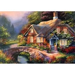 Алмазна вишивка на підрамніку 40 * 50 см повна викладка Ехо літа 40 * 50 см