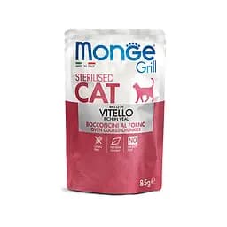 MONGE CAT GRILL Sterilised з телятиною для стерилізованих кішок 85 гр