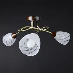 Люстра стельова Brille класична E14 40W G (LK-287C/3) - мініатюра 6