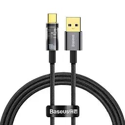 Кабель Baseus Explorer Series Auto Power Off USB to Type-C 100W 1 м CATS000201
