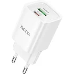 Сетевое зарядное устройство для Hoco C149A Charm PD30W+QC3.0 charger(EU) Белый