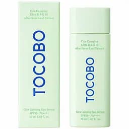 Сонцезахисна сироватка для чутливої та проблемної шкіри Tocobo Cica Calming Sun Serum SPF50+ PA++++ 50 мл (TOC030) - мініатюра 3